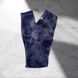 Black marble Lululemon athletica leggings